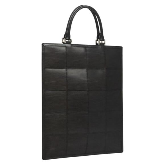 LOUIS VUITTON Epi Stretch Silver Fizz Hand Bag Black M54622 - Picture 1 of 16